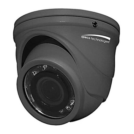 HD-TVI 4MP IR Mini-Turret Camera, 2.9mm Lens, Dark Gray Housing MPN:HT471TG