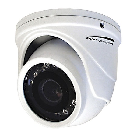 HD-TVI 4MP IR Mini-Turret Camera, 2.9mm Lens, White Housing MPN:HT471TW