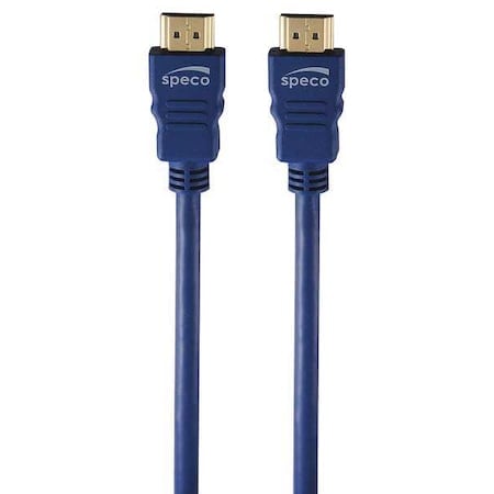 HDMI Cable, 25 ft. L, Blue, Triple SHLD MPN:HDCL25