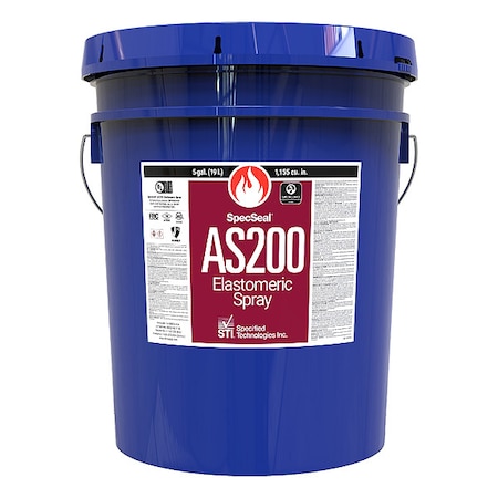 Fire Barrier Spray, Red, 5 gal, Class A MPN:AS205BR