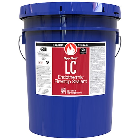 Fire Barrier Sealant, 5 gal., Red MPN:LC155