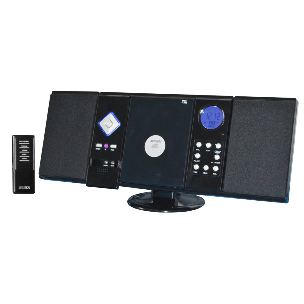 Jensen JMC-180 Micro Hi-Fi System - 2 W RMS - iPod Supported - AM, FM - CD-RW - MP3 - Remote Control MPN:JMC-180