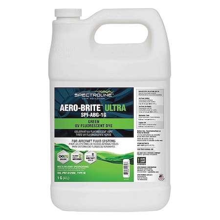 Aviation Leak Detection Dye, Green MPN:SPI-ABG-1G