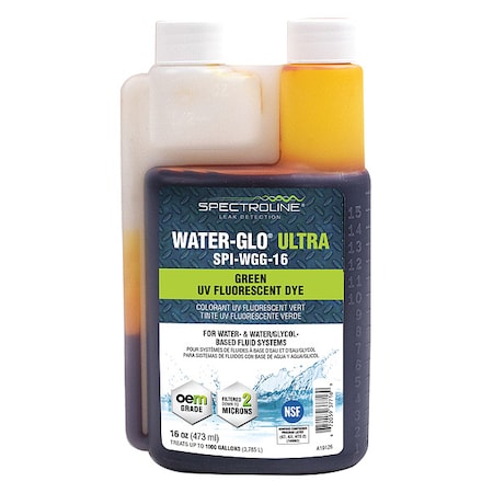 Fluorescent Dye, Green, 16 oz, Bottle MPN:SPI-WGG-16