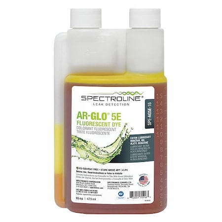 Fluorescent Dye, Amber, 16 oz, Bottle MPN:SPE-AG5E-16