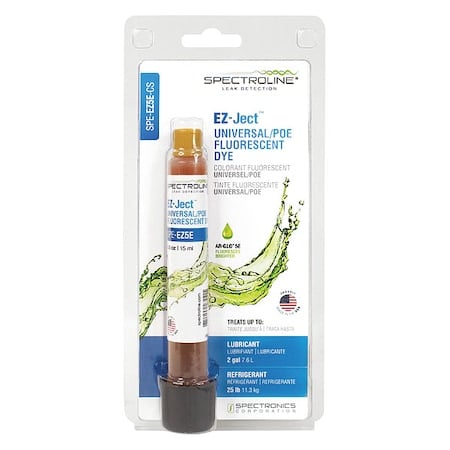 Fluorescent Dye, Amber, 0.5 oz, Cartridge MPN:SPE-EZ5E-CS