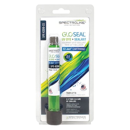 Refrigerant Leak Sealant, 0.5 oz, Cart MPN:SPE-EZDS-CS