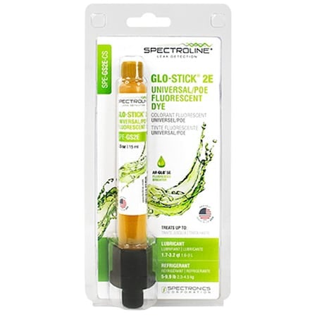 Fluorescent Dye, Amber, 0.5 oz, Cartridge MPN:SPE-GS2E-CS