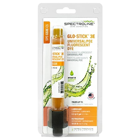 Fluorescent Dye, Amber, 0.5 oz, Cartridge MPN:SPE-GS3E-CS