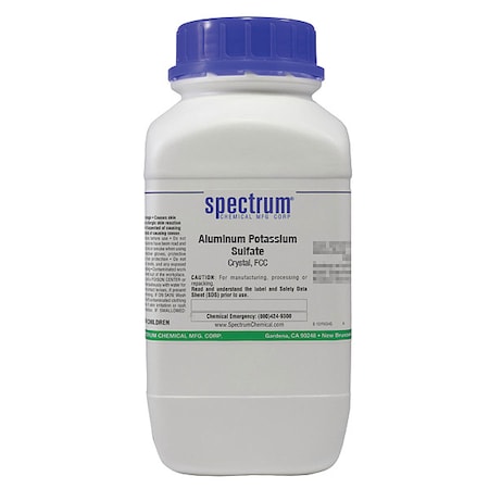 Aluminum Potassium Sulfate, 2.5kg MPN:A1107-2.5KG13