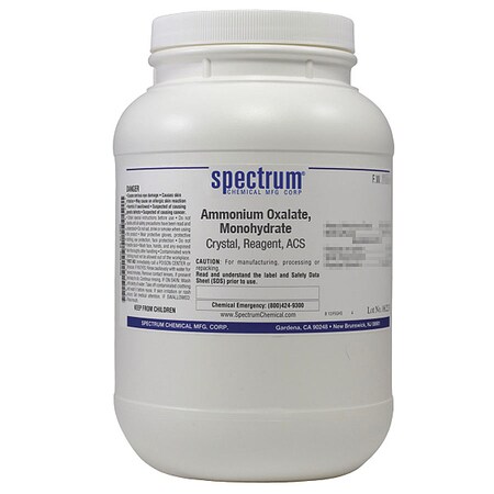 Ammonium Oxalate, Monohydrate, Crstl, Rgnt, MPN:A1220-2.5KG