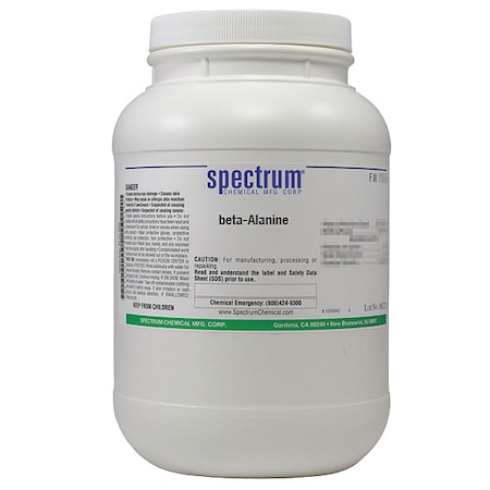 Beta-Alanine, 2.5kg, CAS 107-95-9, Poly MPN:AL120-2.5KG