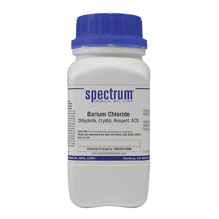 Barium Chlrd, Dihdrt, Crstl, Rgnt, ACS, 500g MPN:B1025-500GM