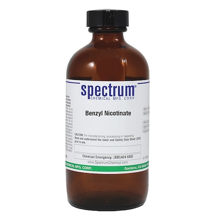 Benzyl Nicotinate, 250g, CAS 94-44-0 MPN:B1212-250GM