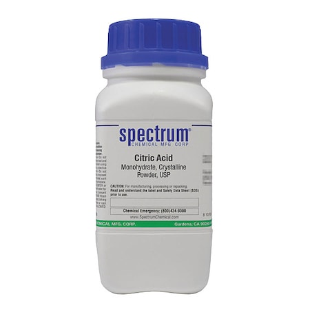 Ctrc Acid Mono, Crstlline Pwdr, USP, 500g MPN:C1296-500GM