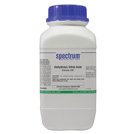 Anhdrs Ctrc Acid, granular, USP, 2.5kg MPN:CI133-2.5KG