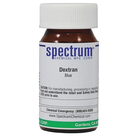 Dextran, 5g, CAS 87915-38-6, Amber Glass MPN:D1208-5GM
