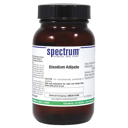Disodium Adipate, 25g, CAS 7486-38-6 MPN:D1410-25GM