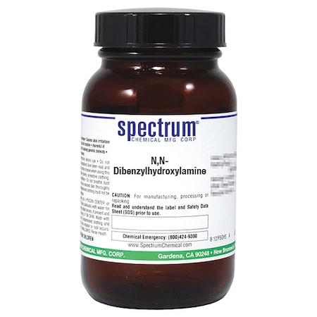 N, N-Dibenzylhydroxylamine, 25g, Amber Glss MPN:D1620-25GM
