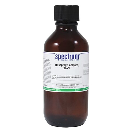 Diisopropyl Adipate, 500mL, Amber Glass MPN:D2118-500ML