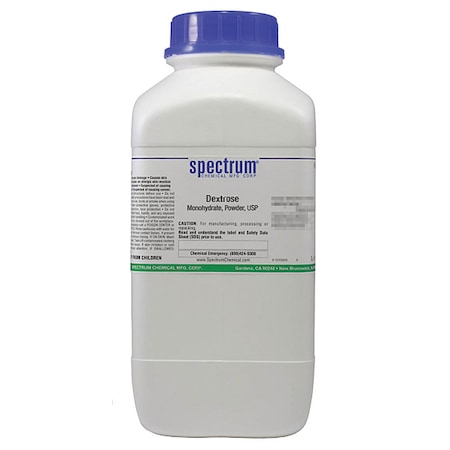 Dextrose, Hydrous, Powder, USP, 2.5kg MPN:DE145-2.5KG13