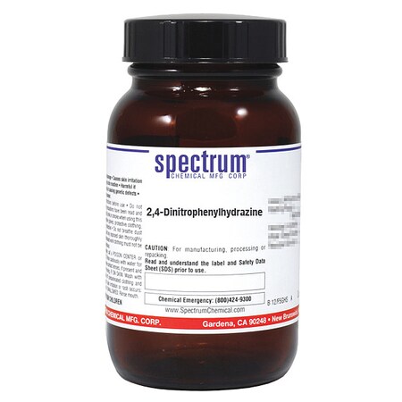 Dinitrophenylhydrazine, 100g, Amber Glass MPN:DI149-100GM