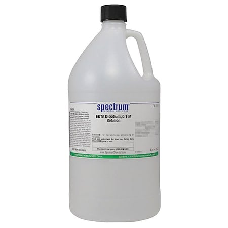 EDTA DiSodm, 0.1 M Sltn, 4L, Pls MPN:E-120-4LTPL