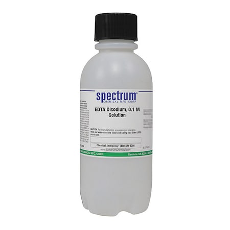 EDTA DiSodm, 0.1 M Sltn, 500mL, Pls MPN:E-120-500MLPL