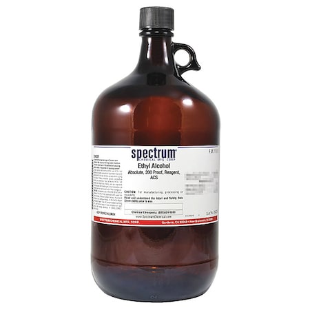 Ethyl Alch, Abslt, 200 Prf, Rgnt, ACS, 4L, Gls MPN:E1028-4LTGL
