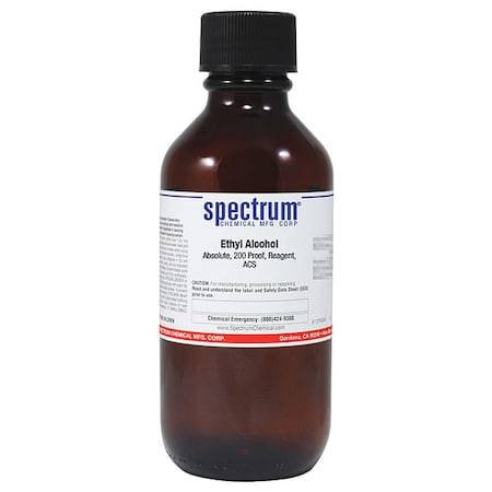 Ethyl Alch, Abs, 200Prf, Rgnt, ACS, 500mL, Gls MPN:E1028-500MLGL