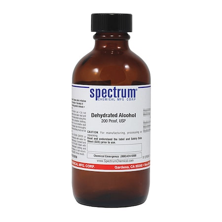 DeHydrtd Alch, 200 Prf, UnDntrd, USP, 100mL MPN:ET107-100ML