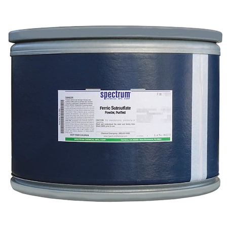 Ferric Subsulfate, Powder, Purified, 12kg MPN:F1042-12KG18