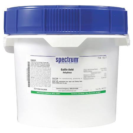 Gallic Acid, 2.5kg, CAS 149-91-7 MPN:G1034-2.5KG