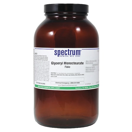 Glyceryl Monostearate, 500g, Amber Glass MPN:GL141-500GM