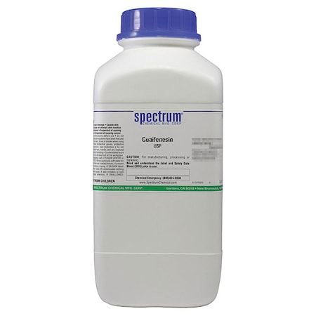 Guaifenesin, USP, 2.5kg MPN:GU102-2.5KG