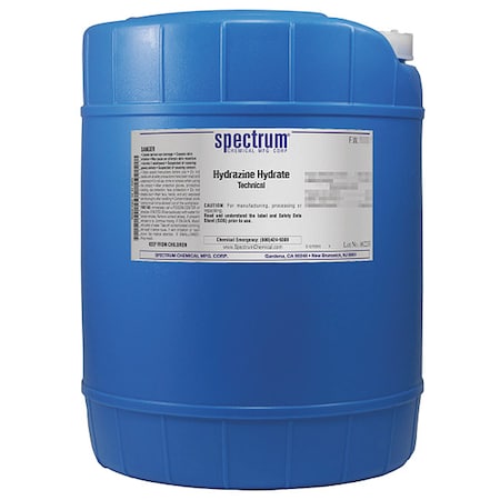 Hydrazine Hydrate, Technical, 5 gal. MPN:H1014-5GL57