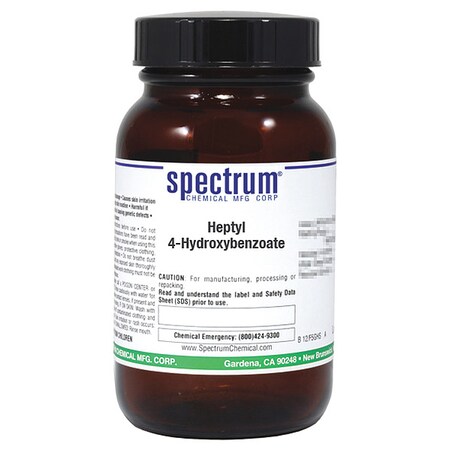 Heptyl 4-Hydroxybenzoate, 25g, Amber Glass MPN:H1532-25GM