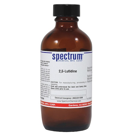 Lutidine, 100mL, CAS 589-93-5, Amber Glass MPN:L1608-100ML