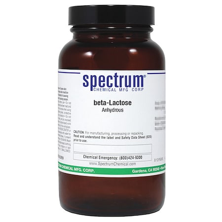Beta-Lactose, Anhydrous, 100g, Amber Glass MPN:L3147-100GM