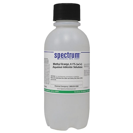 Methyl Orange, 0.1 Percent (w/v) Aqueous MPN:M-218-500MLPL