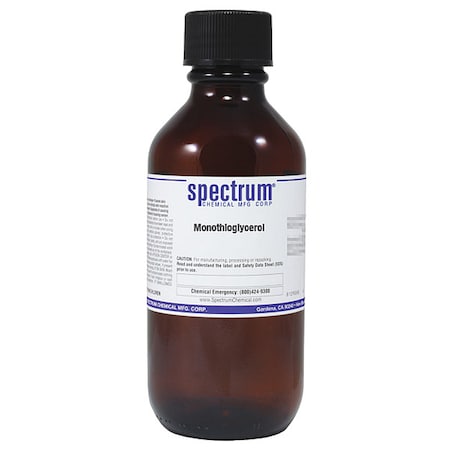 Monothioglycerol, 500mL, CAS 96-27-5 MPN:M1177-500ML