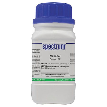 Mannitol, Pwdr, USP, 125g MPN:MA165-125GM
