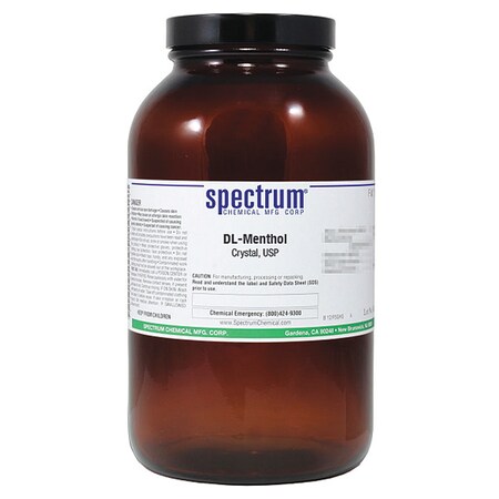 DL-Menthol, Crystal, USP, 500g MPN:ME111-500GM10