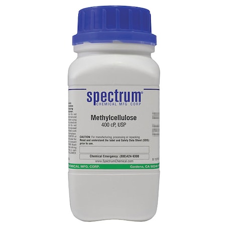 Methylcellulose, 400 cP, USP, 100g MPN:ME136-100GM06