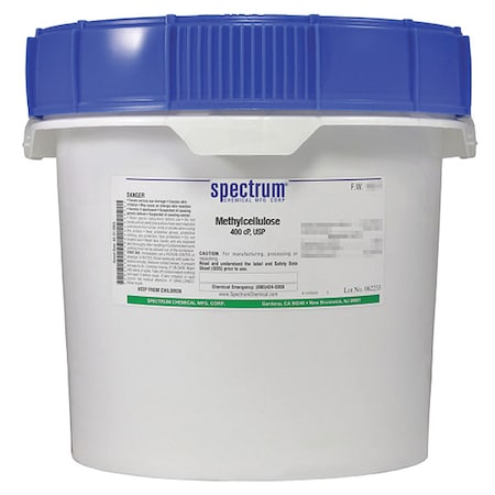 Methylcellulose, 400 cP, USP, 2.5kg MPN:ME136-2.5KG13