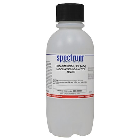 Phnlphthln, 1Pct Ind Sol, 70Pct Alcl, 500mL MPN:P-153-500MLPL