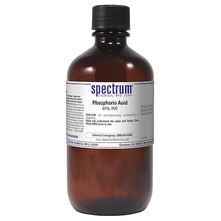 Phosphoric Acid, 85 Percent, FCC, 1L MPN:P1097-1LT