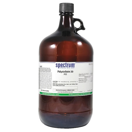 Polysorbate 20, FCC, 4L, Gls MPN:P1177-4LTGL