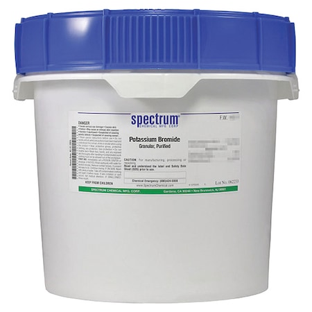 Potassium Bromide, Granular, Purified, 12kg MPN:P1230-12KG18