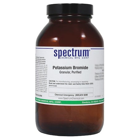Potassium Bromide, Granular, Purified, 500g MPN:P1230-500GM10